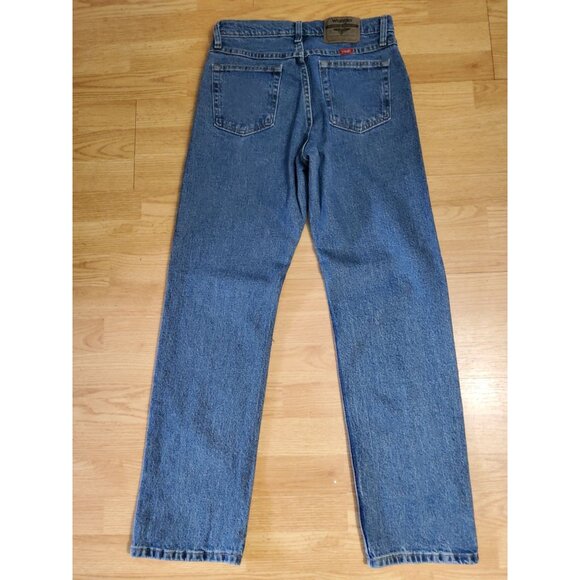 New Wrangler 5-Star Mens Five Star Flex Regular Fit Jeans Size 29x30 Blue Denim - Picture 3 of 3